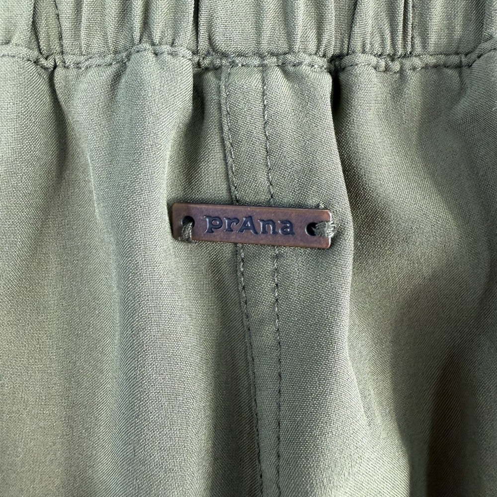 Prana Sz S Bindi Ankle Tie Pant Pull On Drawstring Ruched Leg Athleisure Outdoor - Picture 9 of 13